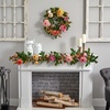 image:imageNearly Natural 60in Mixed Peony amp Berry Garlands Berry