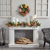 image:imageNearly Natural 60in Mixed Peony amp Berry Garlands Berry