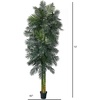 image:imageNearly Natural 65 ft Artificial Golden Cane Palm Tree with Nursery Pot10ft
