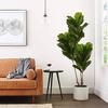 image:imageNearly Natural 65 in Artificial Fiddle Leaf Tree UVResistant Porch Decor