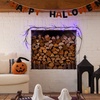 image:imageNearly Natural 65ft PreLit Halloween Black Twig Garland with 48 Purple LED Lights