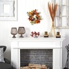 image:imageNearly Natural 65in Autumn Hydrangea and Pinecones Artificial Wreath Set of 2