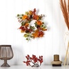 image:imageNearly Natural 65in Autumn Hydrangea and Pinecones Artificial Wreath Set of 2