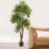 image:imageNearly Natural 69in Ruscus Artificial Tree UV Resistant IndoorOutdoor