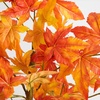 image:imageNearly Natural 6FT Deluxe Autumn Artificial Maple Tree Faux Fall Dcor for Home Decorations for Fall Autumn Thanksgiving and Halloween with Black Nursery Pot
