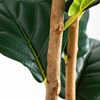 image:imageNearly Natural 6ft Artificial Fiddle Leaf Tree in Decorative White Planter