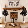 image:imageNearly Natural 6ft Artificial Halloween Black Fiddle Leaf Tree  Spooky Holiday Decor for Indoor Use