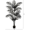 image:imageNearly Natural 6ft Artificial Halloween Black Paradise Palm Tree  Spooky Decor for Indoor Spaces