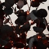 image:imageNearly Natural 6ft PreLit Artificial Halloween Black Eucalyptus Tree with 300 Orange amp Purple LED Lights