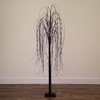 image:imageNearly Natural 6ft PreLit Halloween Black Willow Artificial Fall Tree with 160 Orange and Purple LED Lights