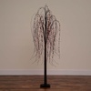 image:imageNearly Natural 6ft PreLit Halloween Black Willow Artificial Fall Tree with 160 Orange and Purple LED Lights