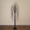 image:imageNearly Natural 6ft PreLit Halloween Black Willow Artificial Fall Tree with 160 Orange and Purple LED Lights