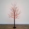 image:imageNearly Natural 6ft PreLit Halloween Deluxe Black Twig Artificial Fall Tree with 156 Orange and Purple LED Lights