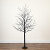 image:imageNearly Natural 6ft PreLit Halloween Deluxe Black Twig Artificial Fall Tree with 156 Orange and Purple LED Lights