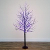 image:imageNearly Natural 6ft PreLit Halloween Deluxe Black Twig Artificial Fall Tree with 156 Orange and Purple LED Lights