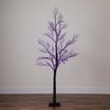 image:imageNearly Natural 6ft PreLit Halloween Minimalist Twig Artificial Fall Tree with 320 Orange and Purple LED Lights