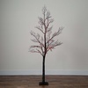 image:imageNearly Natural 6ft PreLit Halloween Minimalist Twig Artificial Fall Tree with 320 Orange and Purple LED Lights