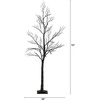 image:imageNearly Natural 6ft PreLit Halloween Minimalist Twig Artificial Fall Tree with 320 Orange and Purple LED Lights