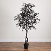 image:imageNearly Natural 7ft Artificial Halloween Black Maple Tree  Indoor Decorative Spooky Holiday Display