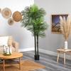 image:imageNearly Natural 7ft Double Robellini Palm Tree UV Resistant IndoorOutdoor