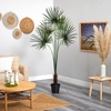 image:imageNearly Natural 7ft Fan Palm Tree UV Resistant IndoorOutdoor