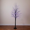 image:imageNearly Natural 7ft PreLit Halloween Black Twig Tree with 390 Orange amp Purple LED Lights