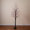 image:imageNearly Natural 7ft PreLit Halloween Black Twig Tree with 390 Orange amp Purple LED Lights
