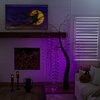 image:imageNearly Natural 7ft PreLit Halloween Black Willow Tree with 600 Purple and Orange LED Lights