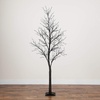 image:imageNearly Natural 7ft PreLit Halloween Deluxe Black Twig Artificial Tree with 180 Orange amp Purple LED Lights