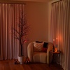 image:imageNearly Natural 7ft PreLit Halloween Deluxe Black Twig Artificial Tree with 180 Orange amp Purple LED Lights
