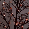 image:imageNearly Natural 7ft PreLit Halloween Deluxe Black Twig Artificial Tree with 180 Orange amp Purple LED Lights