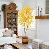 image:imageNearly Natural 8 ft Artificial Autumn Maple Tree with Pot Home Office Decor