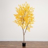 image:imageNearly Natural 8 ft Artificial Autumn Maple Tree with Pot Home Office Decor