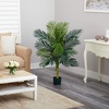 image:imageNearly Natural 8 ft Artificial Golden Cane Palm Tree with Nursery Pot4ft