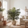image:imageNearly Natural 8 ft Artificial Golden Cane Palm Tree with Nursery Pot5ft