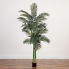 image:imageNearly Natural 8 ft Artificial Golden Cane Palm Tree with Nursery Pot8ft
