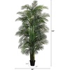 image:imageNearly Natural 8 ft UVResistant Artificial Areca Palm Tree with Pot10ft