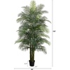 image:imageNearly Natural 8 ft UVResistant Artificial Areca Palm Tree with Pot9ft