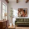 image:imageNearly Natural 82in Artificial Olive Tree Faux Greenery with Lifelike Branches for Indoor Home Decor
