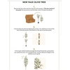 image:imageNearly Natural 82in Artificial Olive Tree Faux Greenery with Lifelike Branches for Indoor Home Decor
