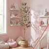 image:imageNearly Natural 82in Artificial Olive Tree Faux Greenery with Lifelike Branches for Indoor Home Decor