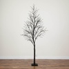 image:imageNearly Natural 8ft PreLit Halloween Black Twig Tree with 216 Orange amp Purple LED Lights