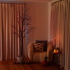 image:imageNearly Natural 8ft PreLit Halloween Black Twig Tree with 216 Orange amp Purple LED Lights