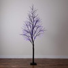 image:imageNearly Natural 8ft PreLit Halloween Black Twig Tree with 216 Orange amp Purple LED Lights