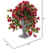 image:imageNearly Natural Bougainvillea Flowering Silk Plant with Decorative Urn UV Resistant IndoorOutdoor