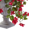 image:imageNearly Natural Bougainvillea Flowering Silk Plant with Decorative Urn UV Resistant IndoorOutdoor