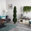 image:imageNearly Natural Double Pond Cypress Spiral Topiary UV Resistant IndoorOutdoor