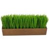 image:image12in Grass Artificial Plant in Decorative Planter