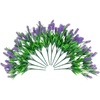 image:imageNearly Natural 13in UV Resistant Artificial Flowering Lavender Bush IndoorOutdoor  Set of 12