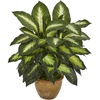 image:imageNearly Natural 18 in Artificial Dieffenbachia Plant in Ceramic Planter
